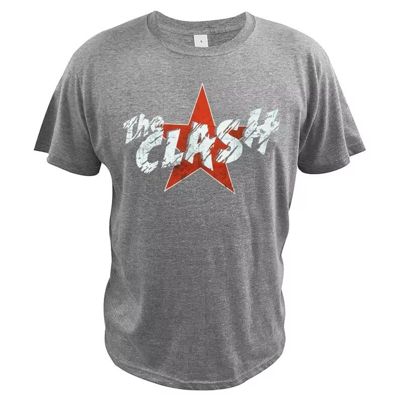 The Clash Band Flag T-Shirt Punk Rock Band Men s T Shirt Cool Casual Summer Breathable 100% Cotton Top 3XL
The Clash Band Flag T-Shirt Punk Rock Band Men s T Shirt Cool Casual Summer Breathable 100% Cotton Top 3XL