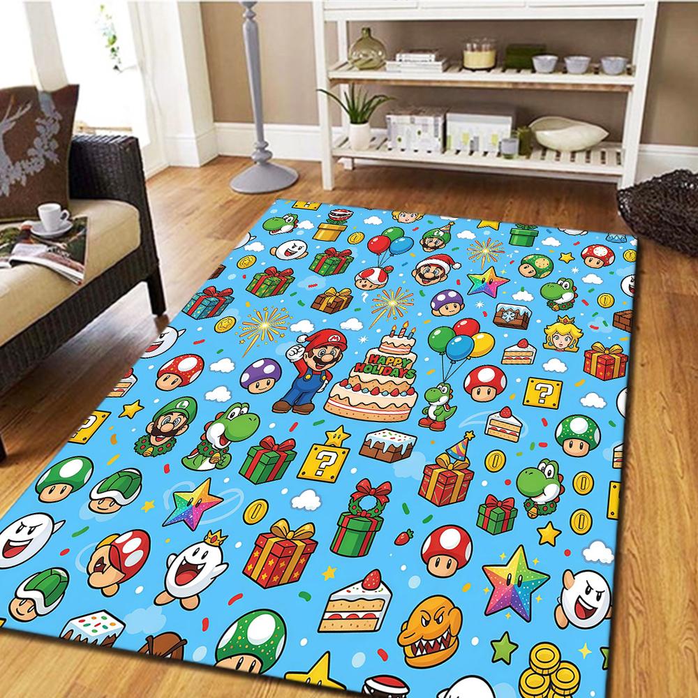 Super Mario Cartoon Carpet, Cool Movie Home Decor Mat, Digital Print Bedroom Floor Rug, Living -HYQ88 60x90cm
Super Mario Cartoon Carpet, Cool Movie Home Decor Mat, Digital Print Bedroom Floor Rug, Living -HYQ88 60x90cm