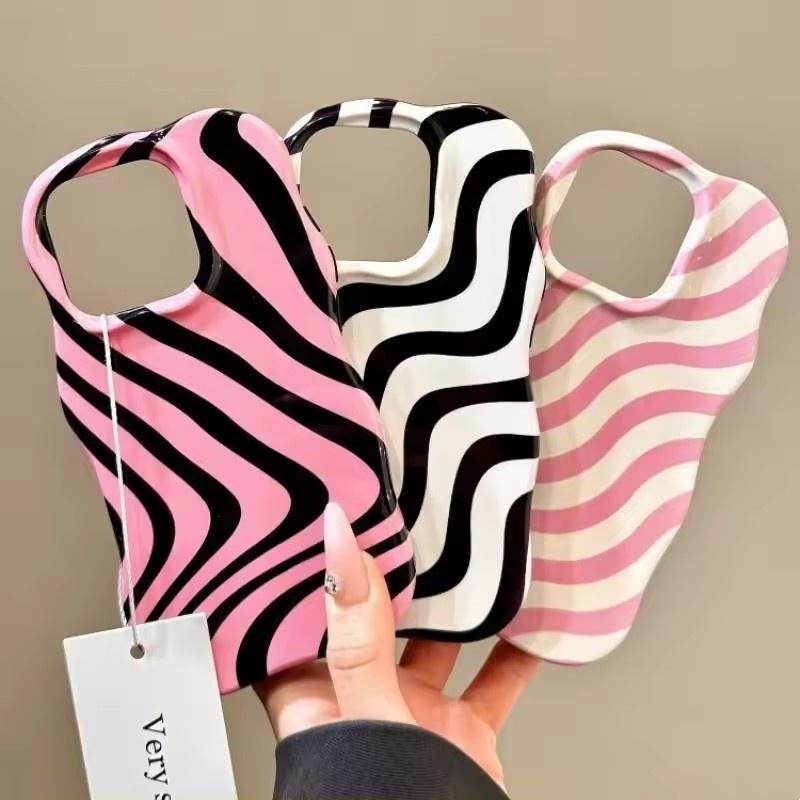 Luxury Glossy Wave Stripes Phone Case for iPhone 13 14 15 16 Pro Max Camera Protect Shockproof Hit Color fashion Phone Cover iPhone 13 рожевий
Luxury Glossy Wave Stripes Phone Case for iPhone 13 14 15 16 Pro Max Camera Protect Shockproof Hit Color fashion Phone Cover iPhone 13 рожевий