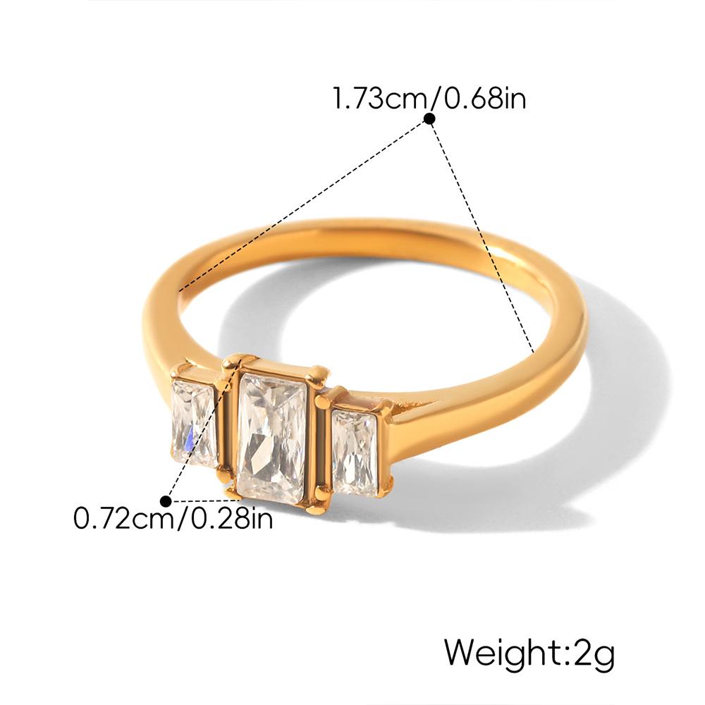 Stainless Steel Square Round Zircon Ring for Women Girl 18K Gold Plated Luxury Wedding Engagement Jewelry Trendy Gift 8
Stainless Steel Square Round Zircon Ring for Women Girl 18K Gold Plated Luxury Wedding Engagement Jewelry Trendy Gift 8
