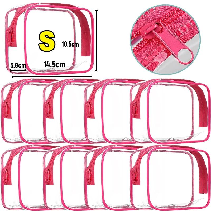 1/12pcs Clear Cosmetic Makeup Bags PVC Storage Travel Organizer Clear Makeup Bag Beautician Beauty Case Toiletry Bag Wash Bags 1pc
1/12pcs Clear Cosmetic Makeup Bags PVC Storage Travel Organizer Clear Makeup Bag Beautician Beauty Case Toiletry Bag Wash Bags 1pc