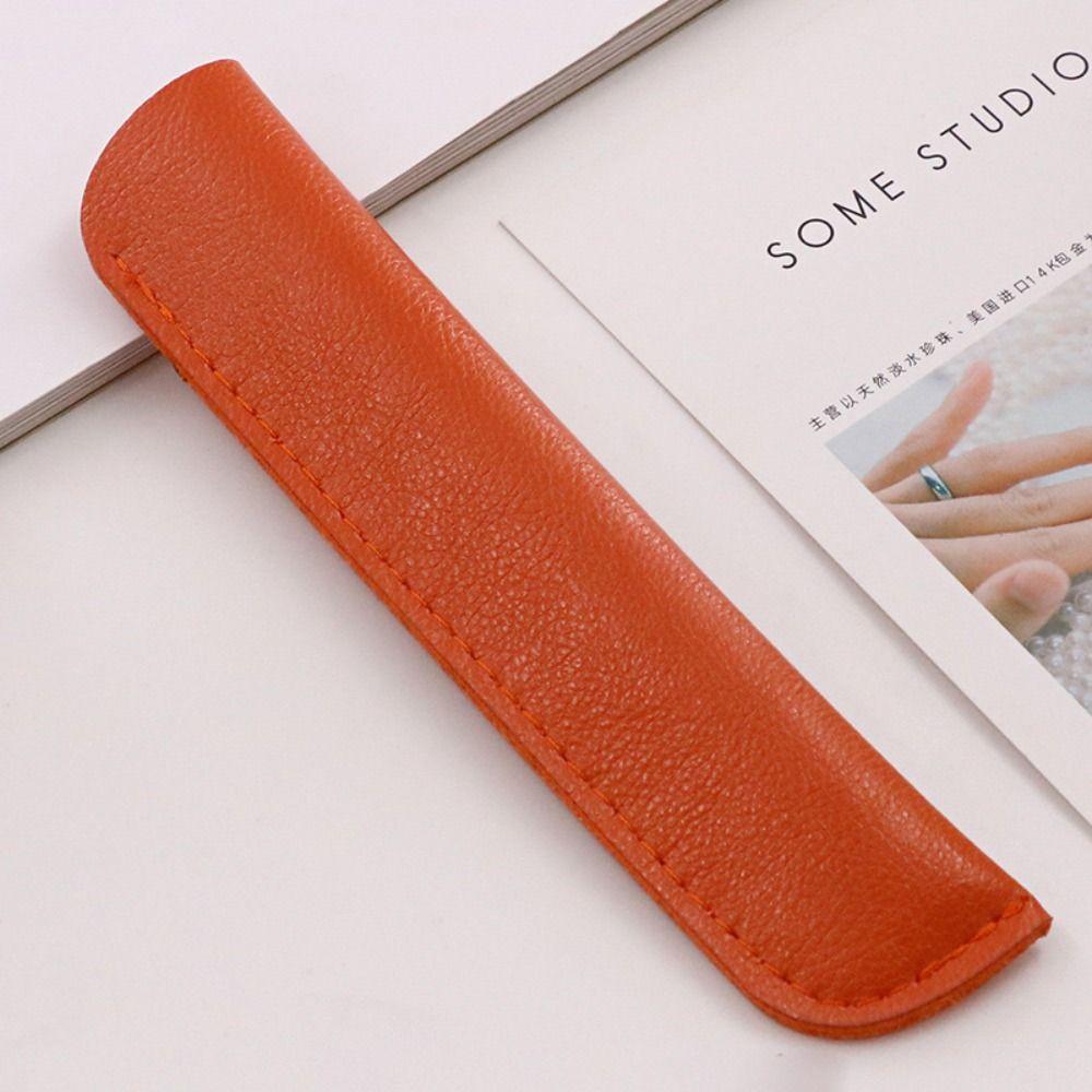 Solid Color PU Pencil Bags PU Leather Pen Bags Lightweight Pencil Case Office Supplies оранжевый
Solid Color PU Pencil Bags PU Leather Pen Bags Lightweight Pencil Case Office Supplies оранжевый