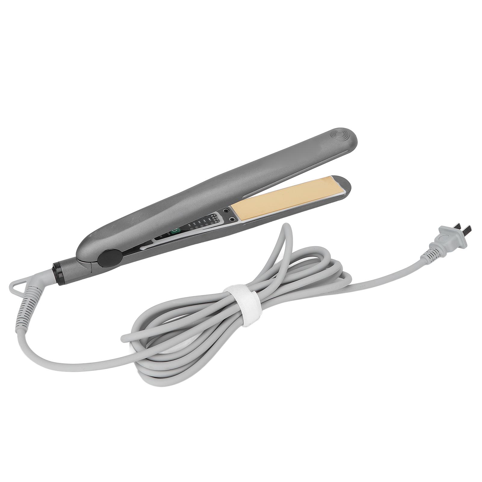 Hair Straightener 5 Temperature Gears Adjustable Waterproof Ceramic Flat Iron Grey US PLUG
Hair Straightener 5 Temperature Gears Adjustable Waterproof Ceramic Flat Iron Grey US PLUG