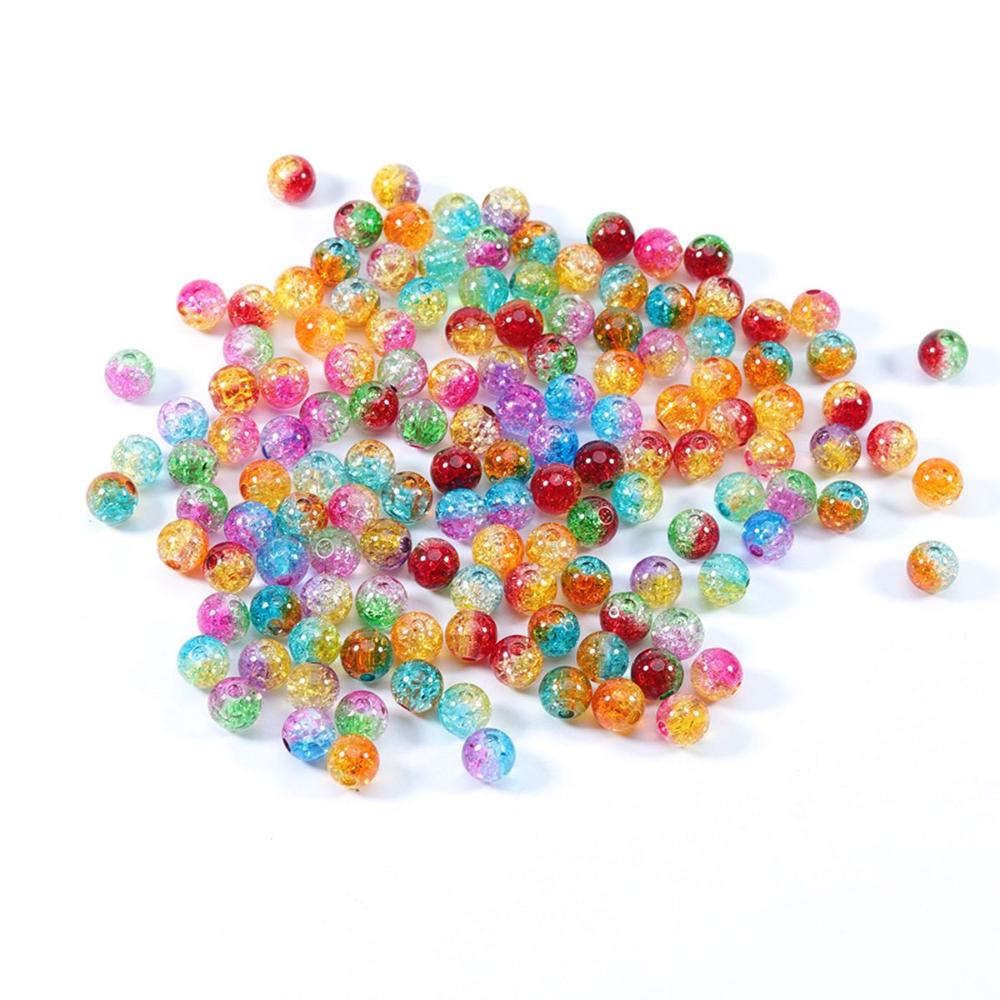 Bracelet Keychain Round Colored Jewelry Making Acrylic Charms Crackle Beads DIY Crafts
Bracelet Keychain Round Colored Jewelry Making Acrylic Charms Crackle Beads DIY Crafts