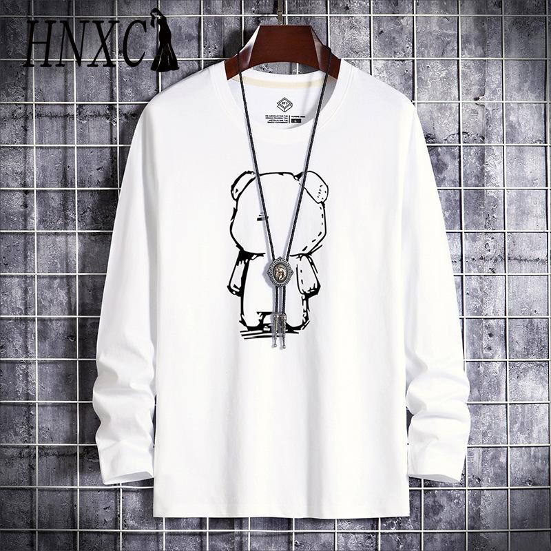 Хлопковая футболка с длинным рукавом HNXC Мужская модная свободная сочувственная футболка S белый
Хлопковая футболка с длинным рукавом HNXC Мужская модная свободная сочувственная футболка S белый