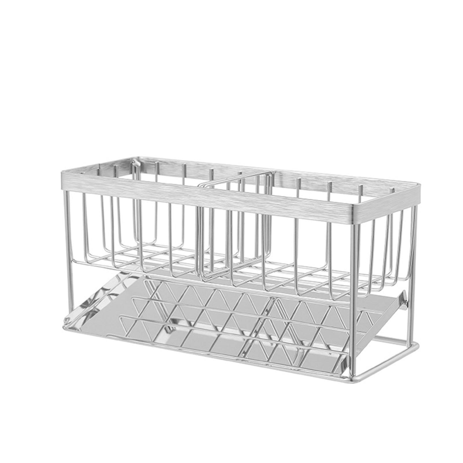 Sink Sponge Holder Versatile Stainless Steel Countertop Sponge Drain Rack Kitchen Sink Organizer
Sink Sponge Holder Versatile Stainless Steel Countertop Sponge Drain Rack Kitchen Sink Organizer