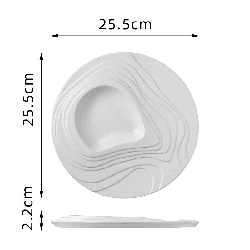 Creative Ceramic Western Food Plate Hotel Flat Dessert Plate Artistic Conception High-grade Steak Plate Kitchen Tableware
Creative Ceramic Western Food Plate Hotel Flat Dessert Plate Artistic Conception High-grade Steak Plate Kitchen Tableware
