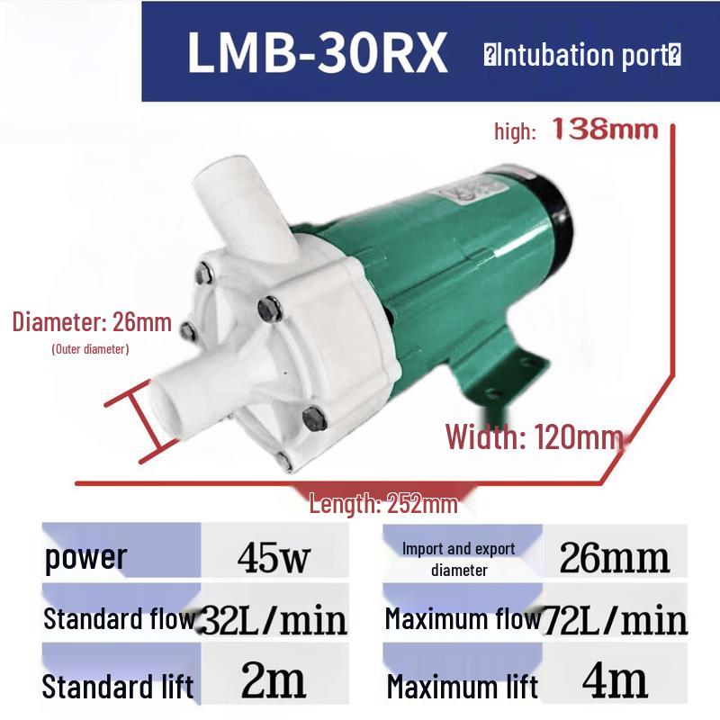 LMB-30RX Magnetic Circulation Chemical Pump
LMB-30RX Magnetic Circulation Chemical Pump