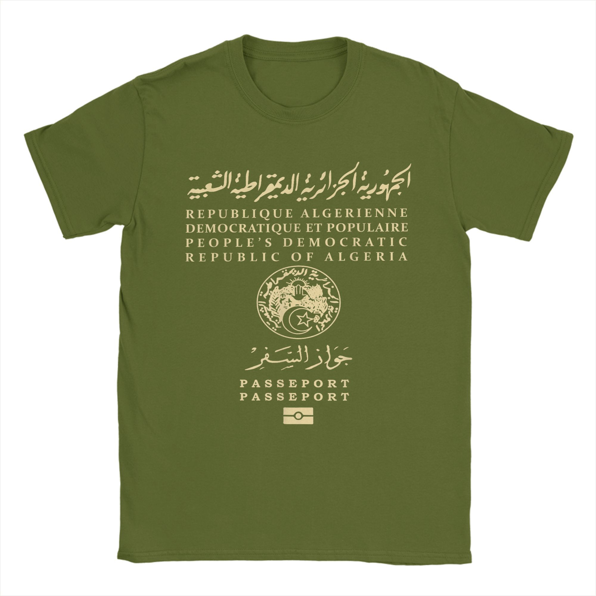 Men T-Shirt Algeria Algerian Passport Funny Cotton Tee Shirt Short Sleeve DZ Africa Arab T Shirt Crew Neck merchandise Summer S
Men T-Shirt Algeria Algerian Passport Funny Cotton Tee Shirt Short Sleeve DZ Africa Arab T Shirt Crew Neck merchandise Summer S