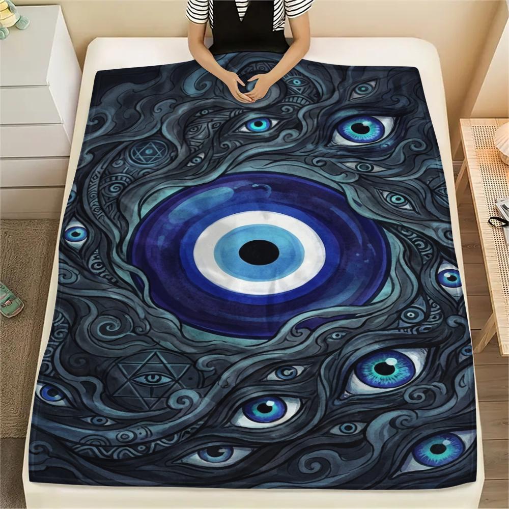 1Pc Evil Eye Print Flannel Blanket, High quality Comfortable for All Seasons, Home Decor, Warmth and Comfort, Perfect for Christmas Gifts W165 80cm x 120cm
1Pc Evil Eye Print Flannel Blanket, High quality Comfortable for All Seasons, Home Decor, Warmth and Comfort, Perfect for Christmas Gifts W165 80cm x 120cm