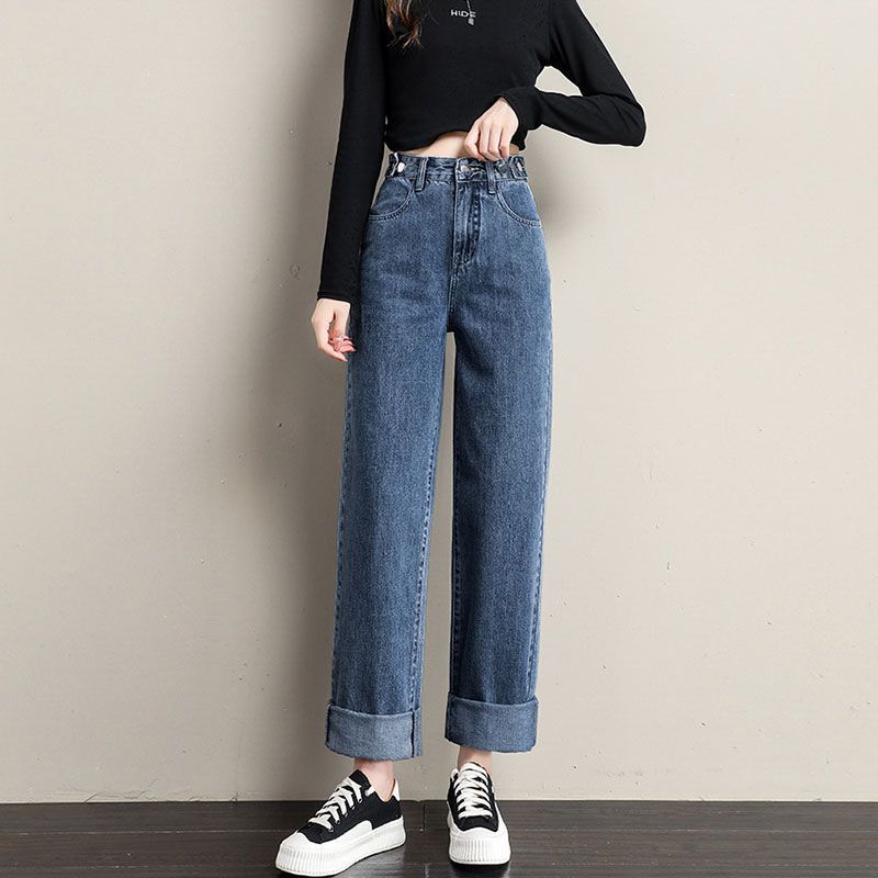 Multi-button Design Wide-leg Jeans Women s Adjustable High Waist All-match Loose Niche Straight Mopping Long Pants XS
Multi-button Design Wide-leg Jeans Women s Adjustable High Waist All-match Loose Niche Straight Mopping Long Pants XS
