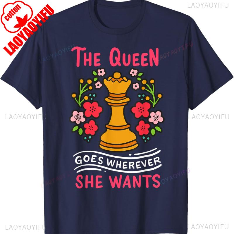 ChessUnisex Chessboxing Queen Chess Player Gift Printed Tshirt Tops Crewneck High Quality Cotton Ladies Tops Tee Shirt Short S
ChessUnisex Chessboxing Queen Chess Player Gift Printed Tshirt Tops Crewneck High Quality Cotton Ladies Tops Tee Shirt Short S