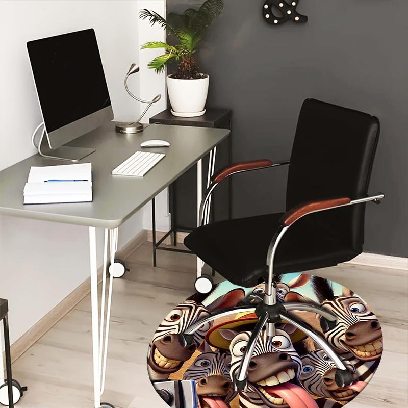 1pc Office Carpet Chair Mats Selfie with Zebras Perfect for Decorating Office Chairs, Living Rooms, Or Bedrooms.YDT117 80cm by 80cm
1pc Office Carpet Chair Mats Selfie with Zebras Perfect for Decorating Office Chairs, Living Rooms, Or Bedrooms.YDT117 80cm by 80cm