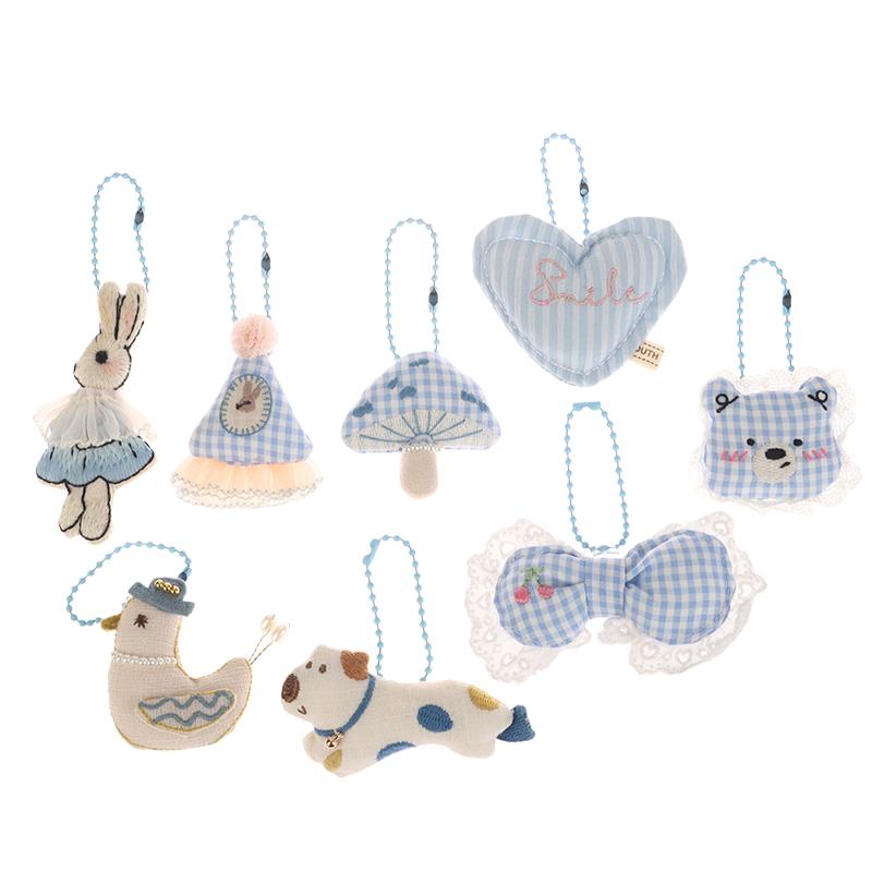 Ins Style Blue Plaid Heart Bow Bear Keychain Sweet Cute Bag Pendant Decoration Car Key Holder Lovely Key Accessories
Ins Style Blue Plaid Heart Bow Bear Keychain Sweet Cute Bag Pendant Decoration Car Key Holder Lovely Key Accessories