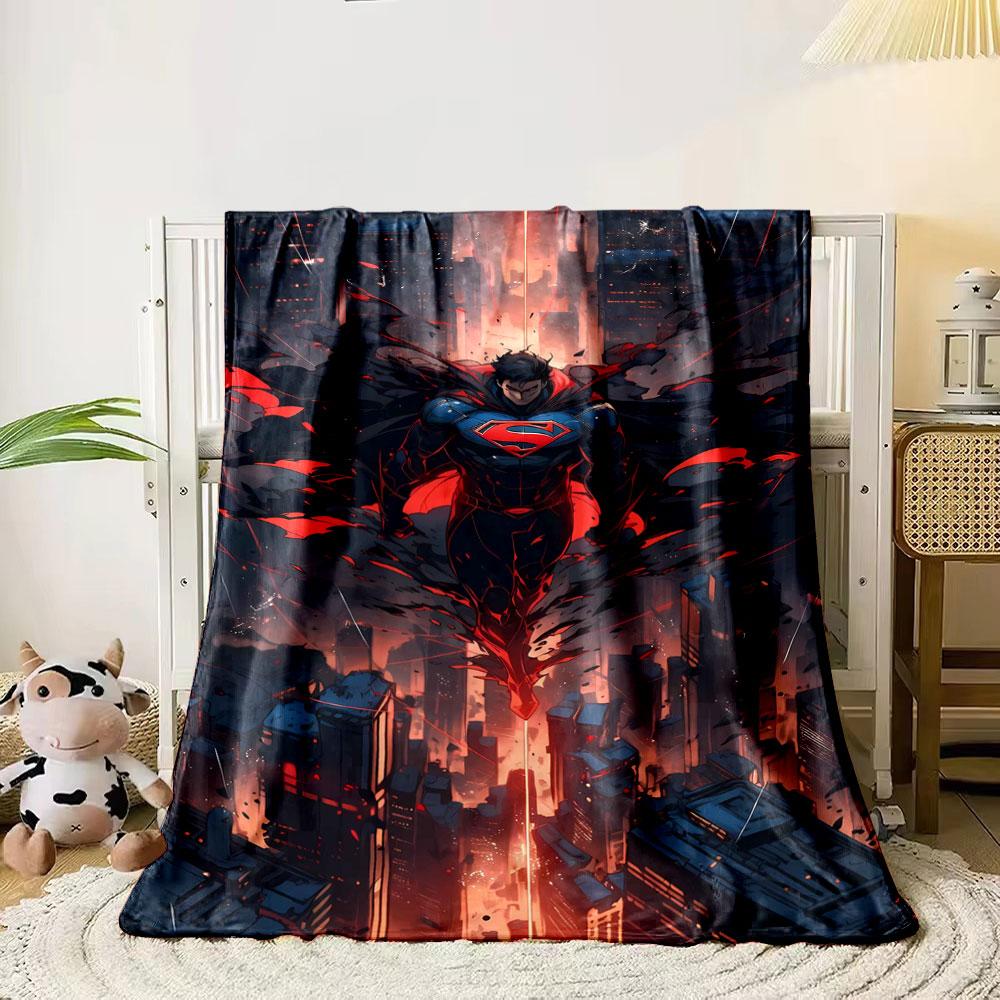 A superhero figure with a glowing emblem descends over a lit cityscape. for all seasons blanket lunch break throw gift 80cm x 120cm
A superhero figure with a glowing emblem descends over a lit cityscape. for all seasons blanket lunch break throw gift 80cm x 120cm