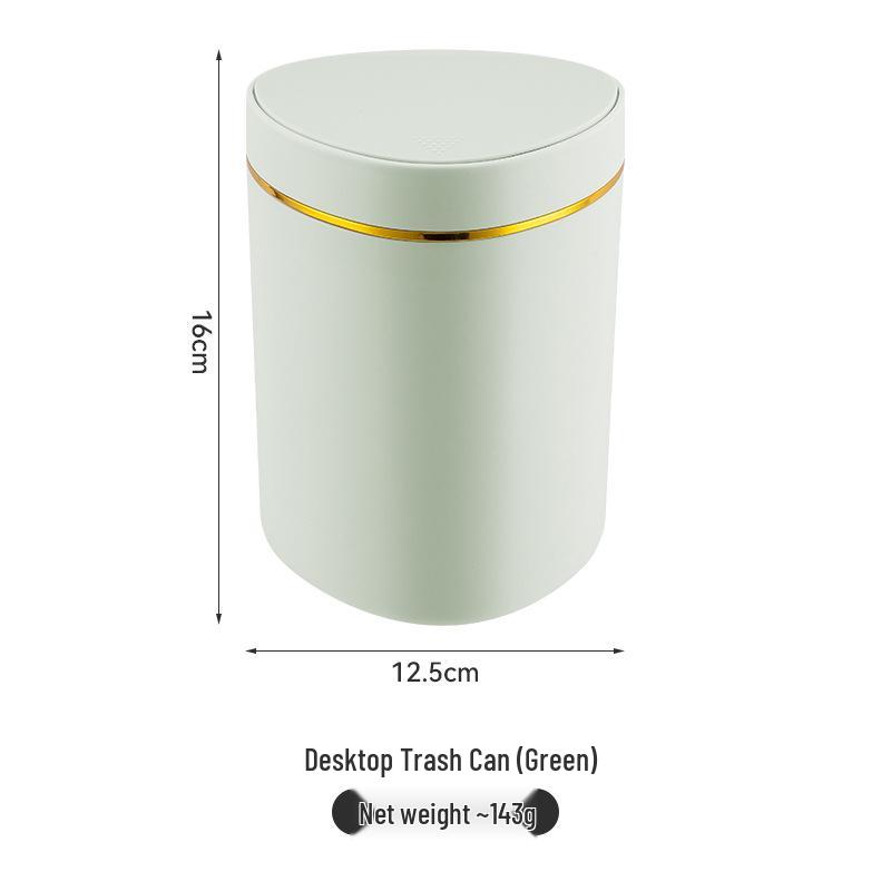 Elegant Desktop Trash Can with Lid for Office, Living Room, and Study
Elegant Desktop Trash Can with Lid for Office, Living Room, and Study