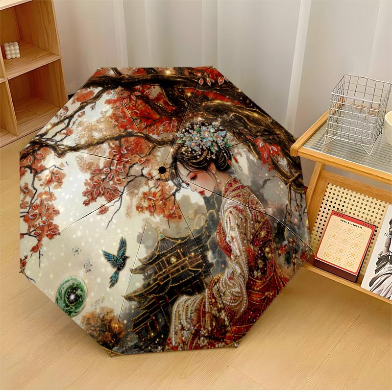 Elegant White Peony Canvas Theme Automatic Umbrella Compact 8-Rib Design Sturdy Construction Durable Umbrella Stylish Accessory
Elegant White Peony Canvas Theme Automatic Umbrella Compact 8-Rib Design Sturdy Construction Durable Umbrella Stylish Accessory