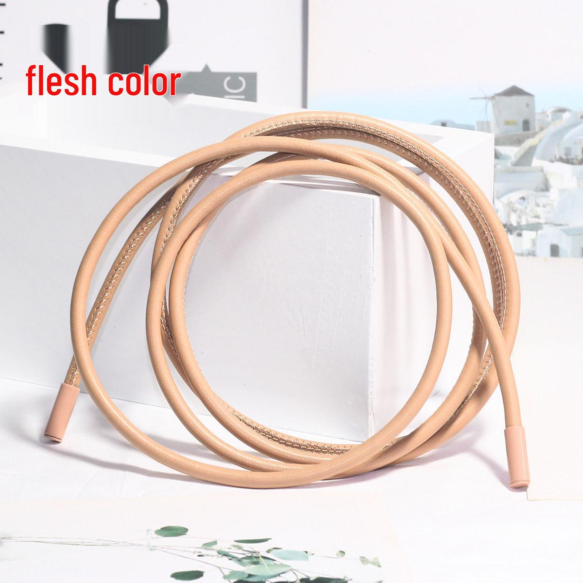 Women s Versatile Leather Knot Belt - Fashionable Thin Waist Cord for Skirts, Coats, and Sweaters
Women s Versatile Leather Knot Belt - Fashionable Thin Waist Cord for Skirts, Coats, and Sweaters