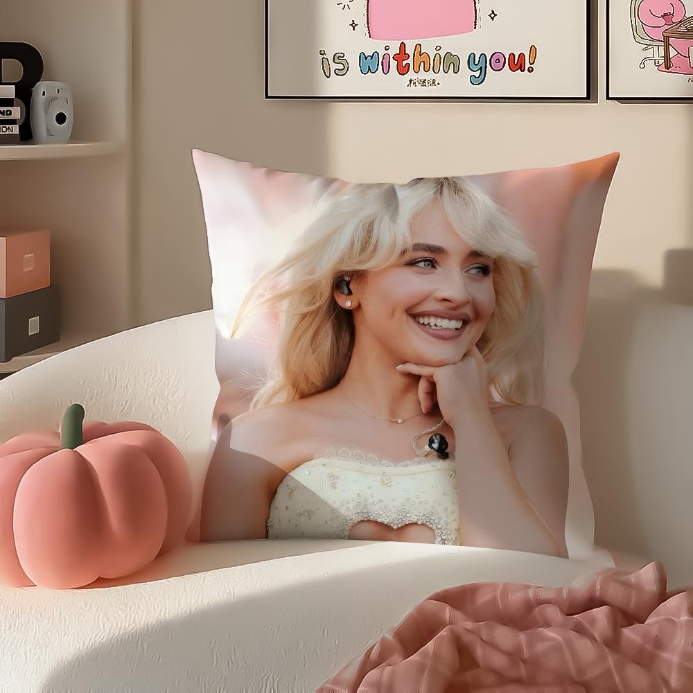 Modern Pop Beautiful Singer SSabrina Carpenter Cushion Cover Pillowcase Short Plush Invisible zipper Room Sofa Cushion Cover 30X30cm
Modern Pop Beautiful Singer SSabrina Carpenter Cushion Cover Pillowcase Short Plush Invisible zipper Room Sofa Cushion Cover 30X30cm