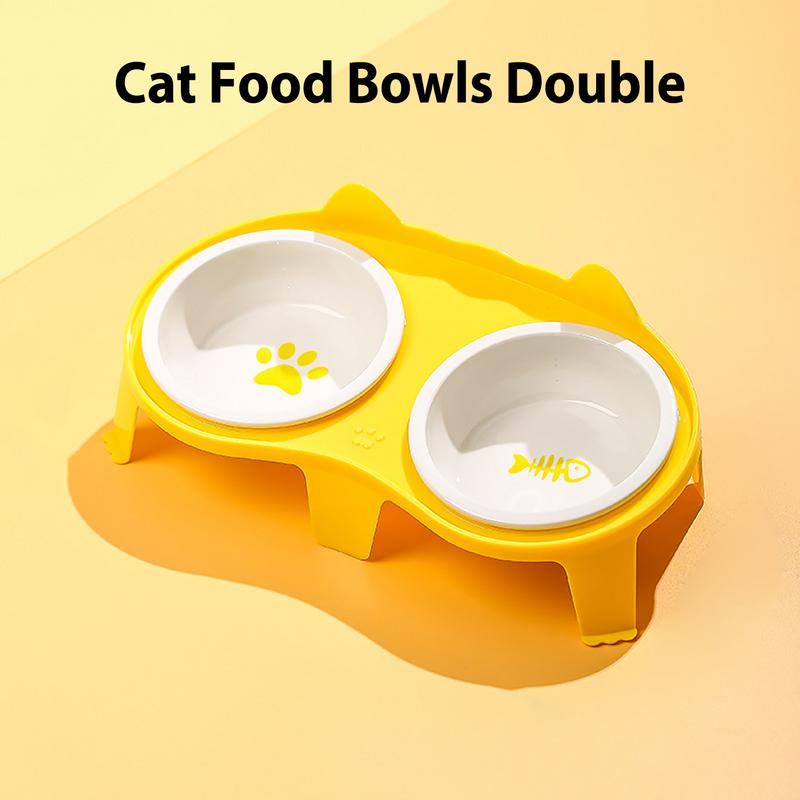 Cat Food And Water Bowl Set Ceramic Double Dog Cat Bowls Elevated Tilted Bowl With Stand Indoor Cat Dishes Bowl With Hook Design
Cat Food And Water Bowl Set Ceramic Double Dog Cat Bowls Elevated Tilted Bowl With Stand Indoor Cat Dishes Bowl With Hook Design