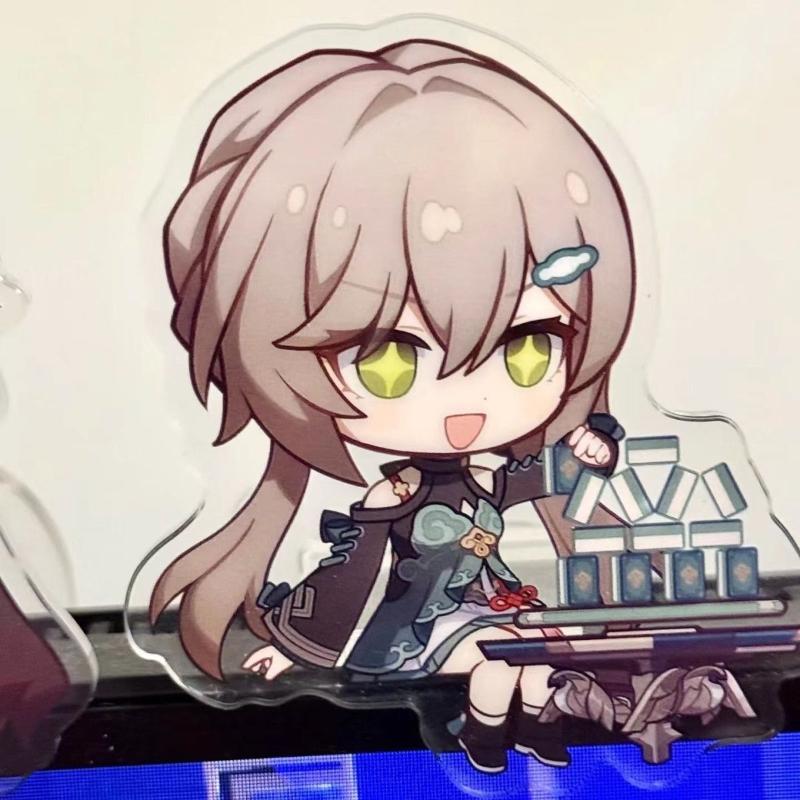 Game Honkai Star Rail Robin Sparkle Qingque Cosplay Figure Stand Kawaii Acrylic Standing Plate Accessories Ornament Decoration
Game Honkai Star Rail Robin Sparkle Qingque Cosplay Figure Stand Kawaii Acrylic Standing Plate Accessories Ornament Decoration