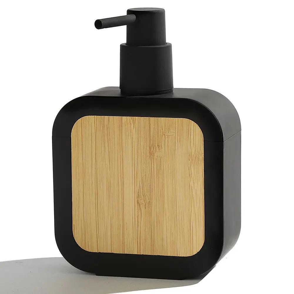 Bathroom Lotion Bottle with Bamboo and Wood Decoration Dishwashing Liquid Hand Cream and Other Liquids Are Bottled Separately чорний
Bathroom Lotion Bottle with Bamboo and Wood Decoration Dishwashing Liquid Hand Cream and Other Liquids Are Bottled Separately чорний