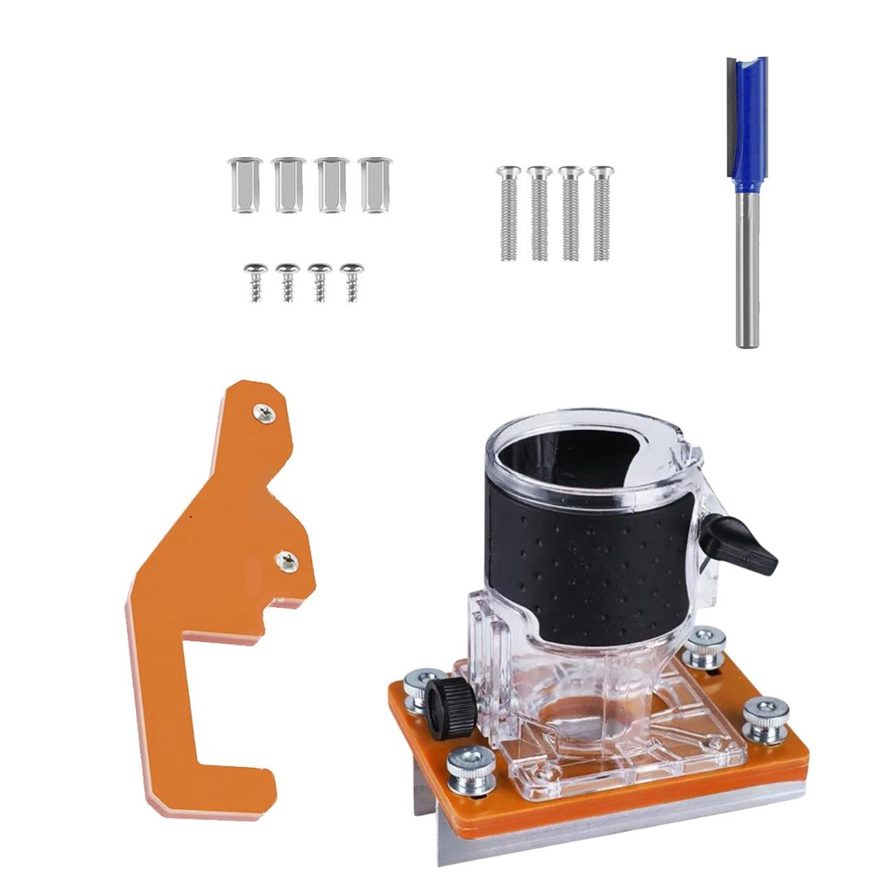 Wood Trimmer Router Base Palm Slotting Bracket 2 in 1 with Accurate Scale and Construction for Cabinet and Closet Use China Mainland
Wood Trimmer Router Base Palm Slotting Bracket 2 in 1 with Accurate Scale and Construction for Cabinet and Closet Use China Mainland
