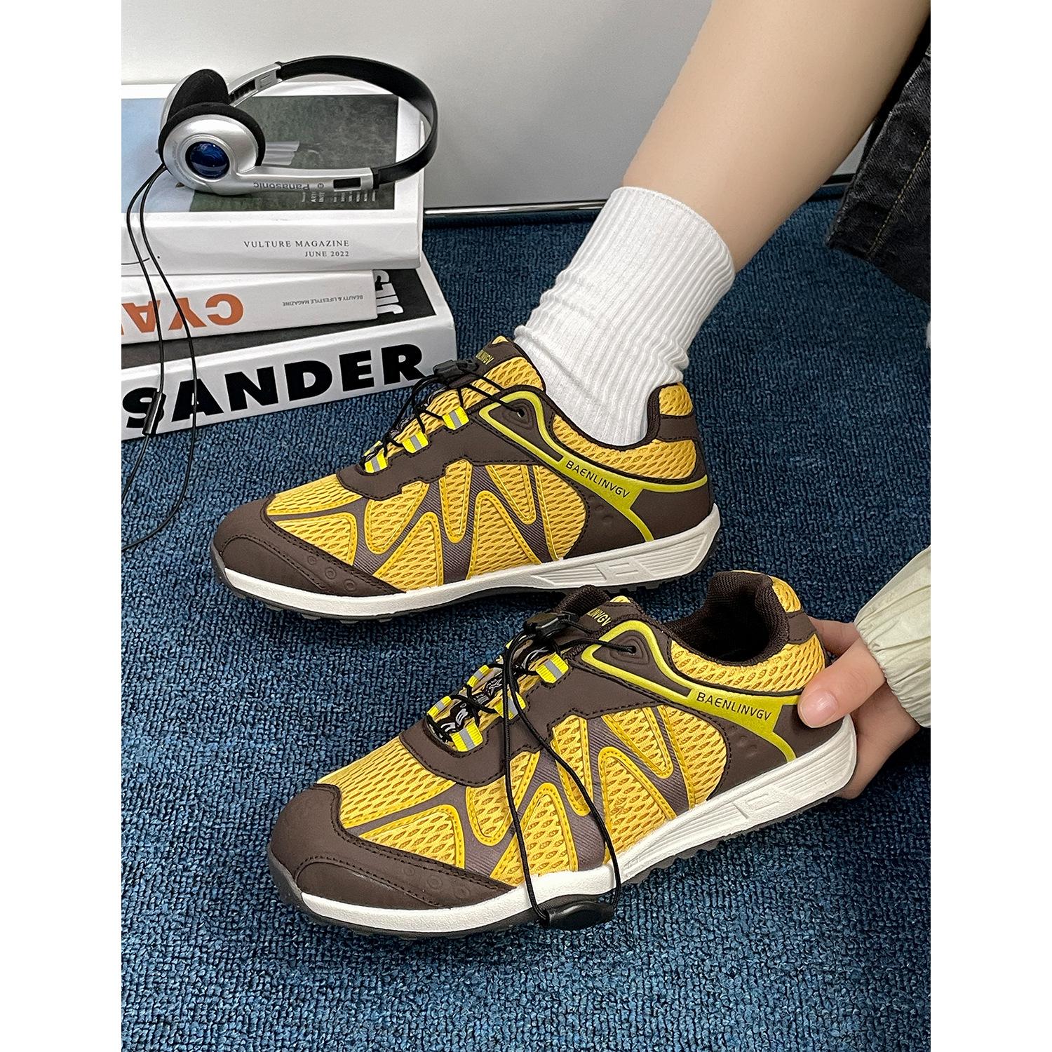 Mesh breathable and light Forrest Gump shoes women s 2025 autumn new fashion versatile sports casual small German training shoes 35 жёлтый
Mesh breathable and light Forrest Gump shoes women s 2025 autumn new fashion versatile sports casual small German training shoes 35 жёлтый