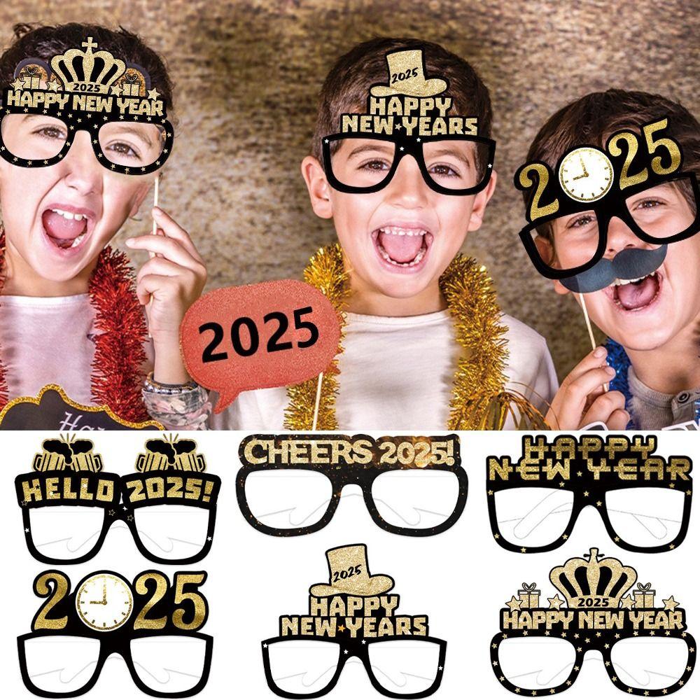 6/12/18pcs Paper Christmas Glasses Happy New Year 2025 Disposable Hat Christmas Party Supplies Glasses-12pcs
6/12/18pcs Paper Christmas Glasses Happy New Year 2025 Disposable Hat Christmas Party Supplies Glasses-12pcs