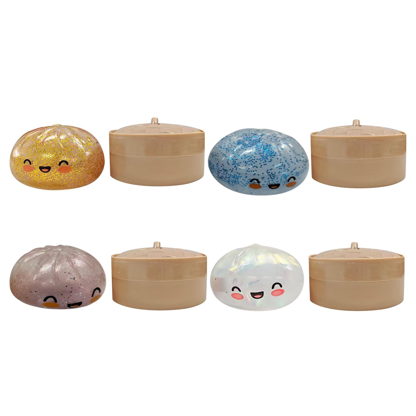 Set of 4 Bun Toys with Smiling Face Design Stress Relief Soft Squeezable Decorative Novelty for Desk Home Office One Size
Set of 4 Bun Toys with Smiling Face Design Stress Relief Soft Squeezable Decorative Novelty for Desk Home Office One Size