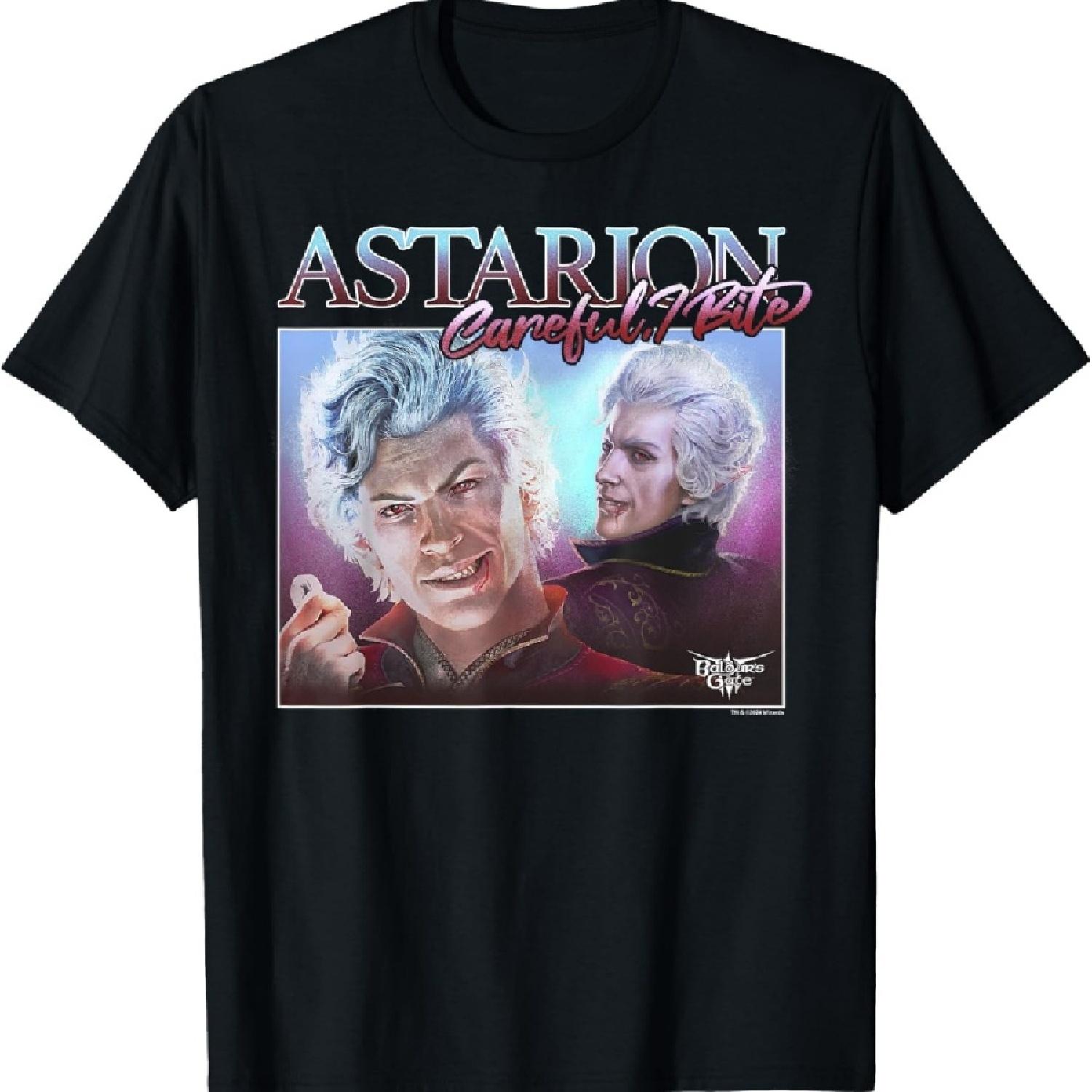 Dungeons & Dragons Careful I Bite Astarion Portrait T-Shirt XXXXXL чорний
Dungeons & Dragons Careful I Bite Astarion Portrait T-Shirt XXXXXL чорний