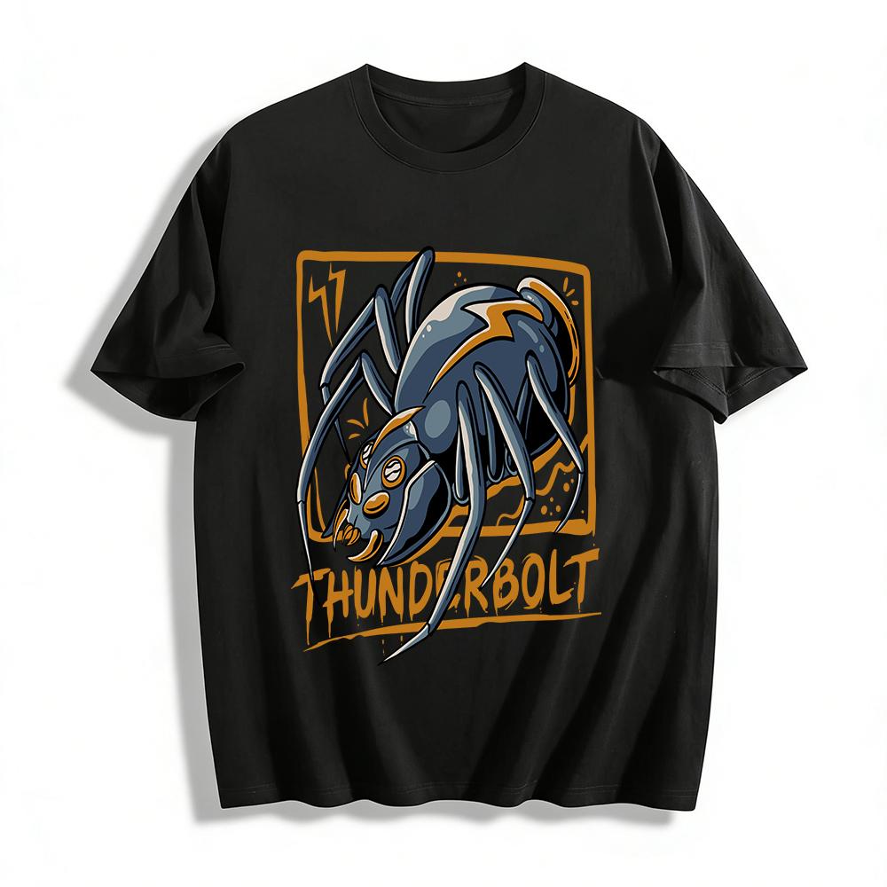 Thunderbolt Spider Graphic Casual Print T-Shirt Pure cotton T-shirt XXS
Thunderbolt Spider Graphic Casual Print T-Shirt Pure cotton T-shirt XXS
