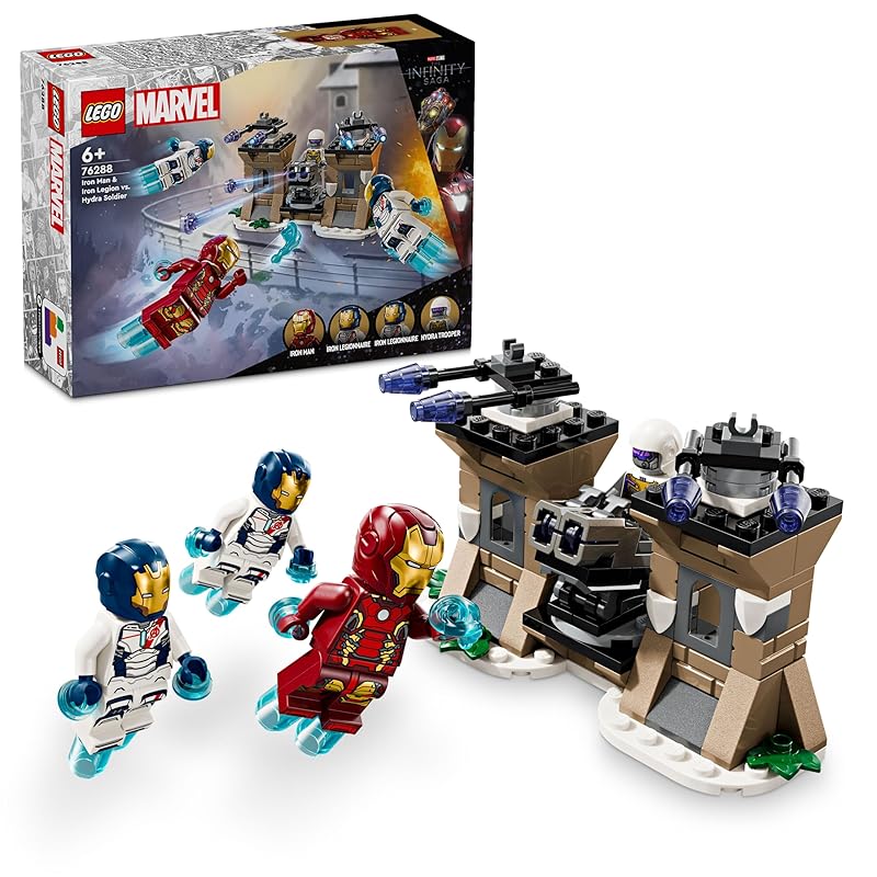 Lego marvel Battle between Iron Man & Iron Legion and Hydra Soldier toys toy birthday present block Educational education boy girl child 6 years old 7
Lego marvel Battle between Iron Man & Iron Legion and Hydra Soldier toys toy birthday present block Educational education boy girl child 6 years old 7