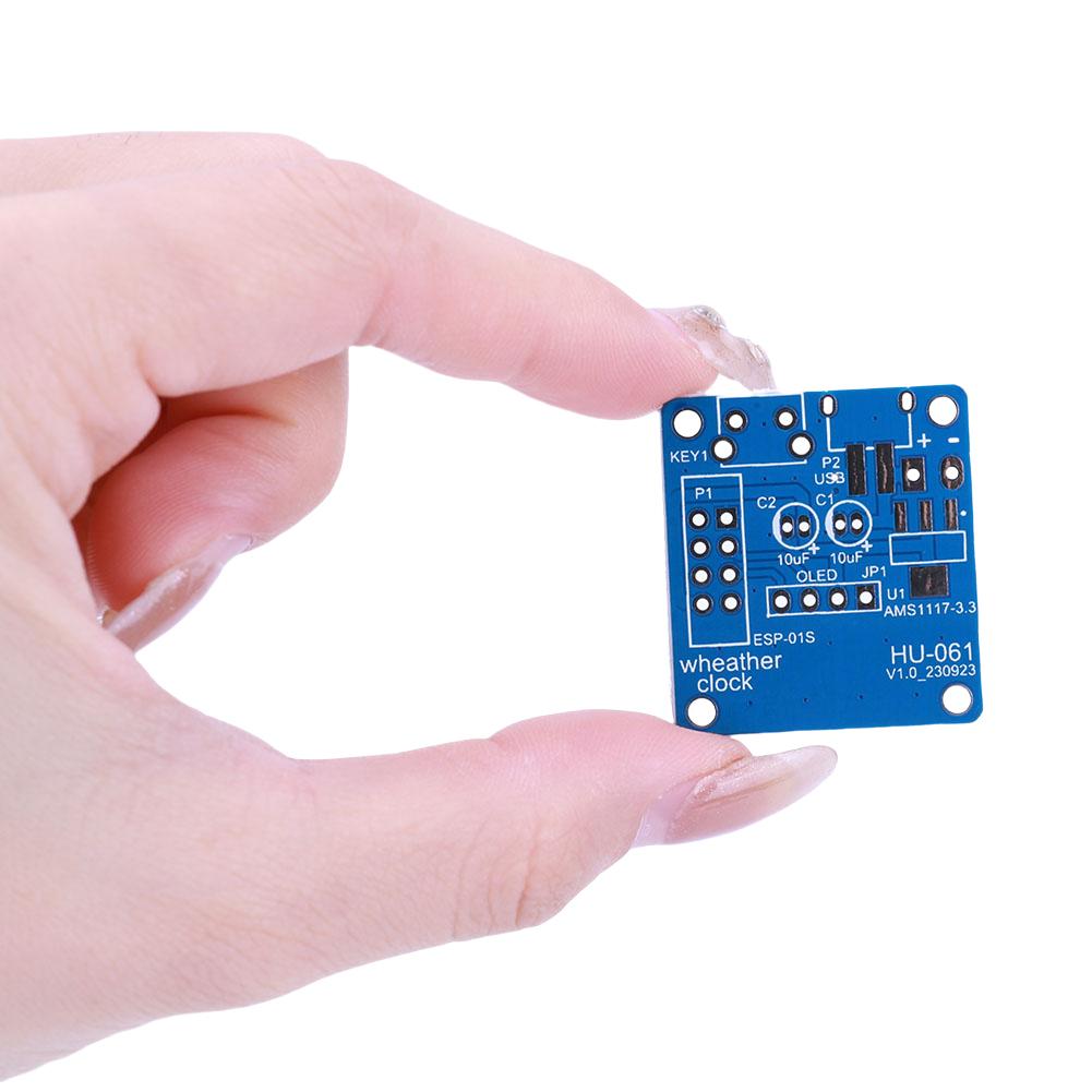 Набір для збірки годинника з прогнозом погоди на ESP8266 Mini, 0,96-дюймовий OLED-дисплей, підтримка мережі 2,4 ГГц WIFI, з корпусом China Mainland
Набір для збірки годинника з прогнозом погоди на ESP8266 Mini, 0,96-дюймовий OLED-дисплей, підтримка мережі 2,4 ГГц WIFI, з корпусом China Mainland
