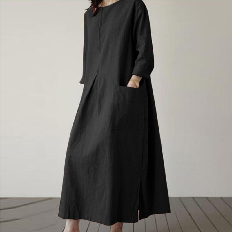 2026 Elegant Women s Long Sleeve Spring Dress - Round Neck, Casual Fashion, Holiday Sun Dress Small чёрный
2026 Elegant Women s Long Sleeve Spring Dress - Round Neck, Casual Fashion, Holiday Sun Dress Small чёрный