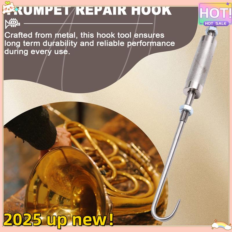 Classy-Trumpet Repair Tool Brass Instrument Repair Tool Tuning Slide Puller Remover Polishing Bracket Puller Tool For Flute Sax срібний
Classy-Trumpet Repair Tool Brass Instrument Repair Tool Tuning Slide Puller Remover Polishing Bracket Puller Tool For Flute Sax срібний