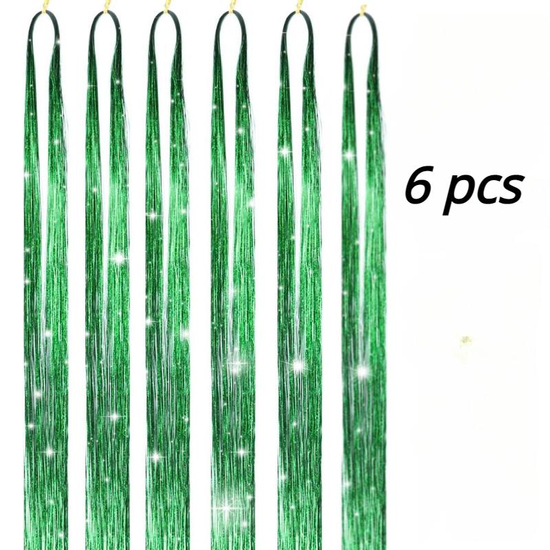 Набор мишуры для волос с 35-дюймовым термостойким блестящим мишуром для наращивания волос, сверкающие блестящие аксессуары для волос феи 90cm/6pc
Набор мишуры для волос с 35-дюймовым термостойким блестящим мишуром для наращивания волос, сверкающие блестящие аксессуары для волос феи 90cm/6pc