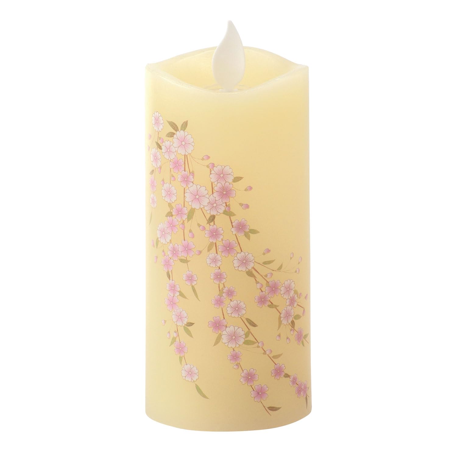 Kameyama Irohaakari S Weeping Cherry Blossom LED Candle, Compact Size
Kameyama Irohaakari S Weeping Cherry Blossom LED Candle, Compact Size
