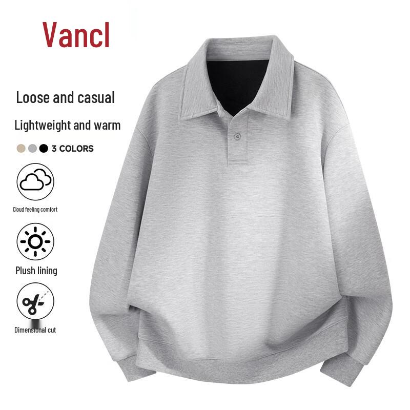 VANCL Men s Fleece-Lined Polo Collar Pullover Sweatshirt 3XL
VANCL Men s Fleece-Lined Polo Collar Pullover Sweatshirt 3XL