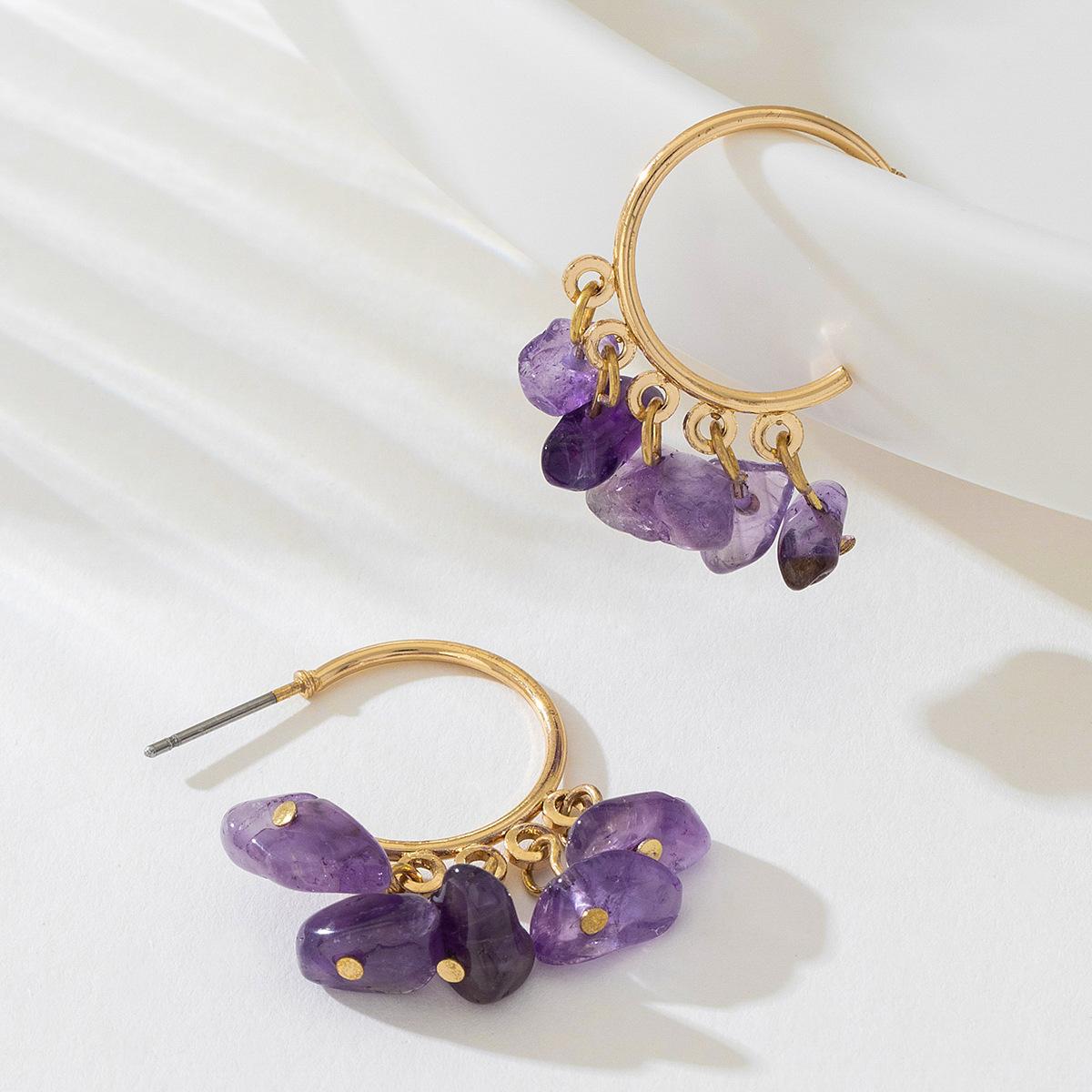 Разноцветные женские серьги в форме буквы С фиолетовый
Разноцветные женские серьги в форме буквы С фиолетовый