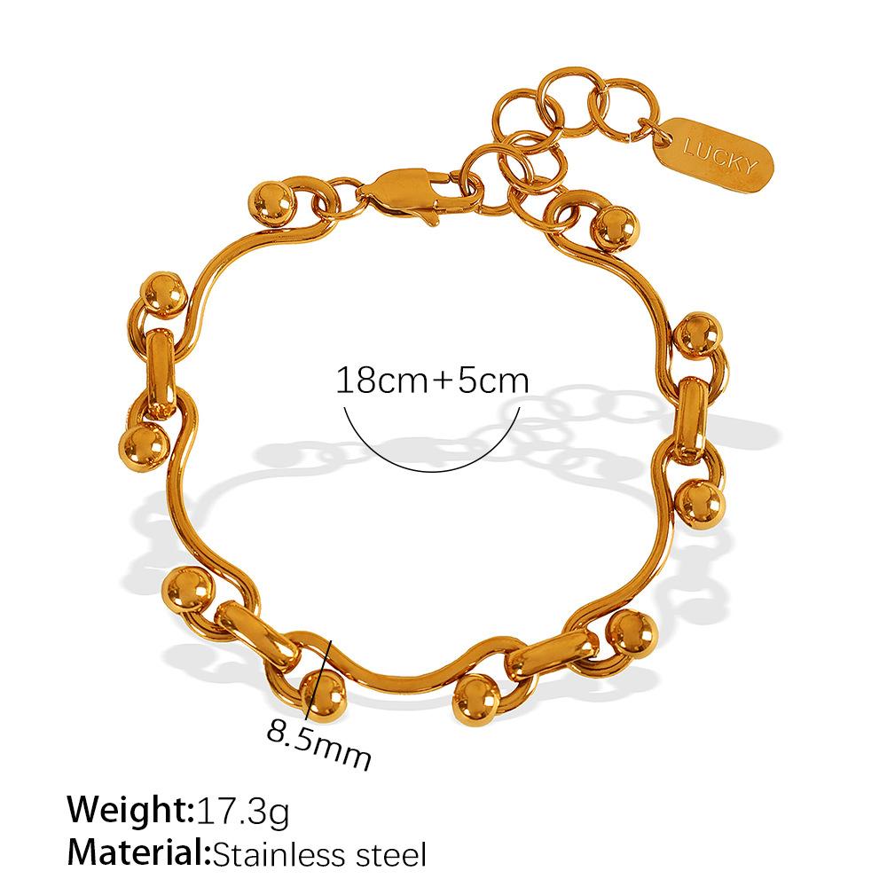 2026 European and American Fashion Bracelet Necklace Set Gold-plated Exaggerated Design Sense Versatile Men s and Women s Jewelry
2026 European and American Fashion Bracelet Necklace Set Gold-plated Exaggerated Design Sense Versatile Men s and Women s Jewelry