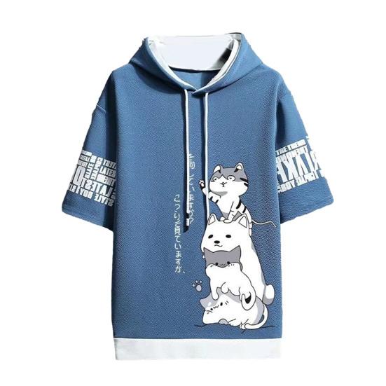 Мужская летняя толстовка с капюшоном, футболка с буквенным принтом и капюшоном, пуловер с короткими рукавами и шнурком, топы, уличная одежда 2XL синий
Мужская летняя толстовка с капюшоном, футболка с буквенным принтом и капюшоном, пуловер с короткими рукавами и шнурком, топы, уличная одежда 2XL синий