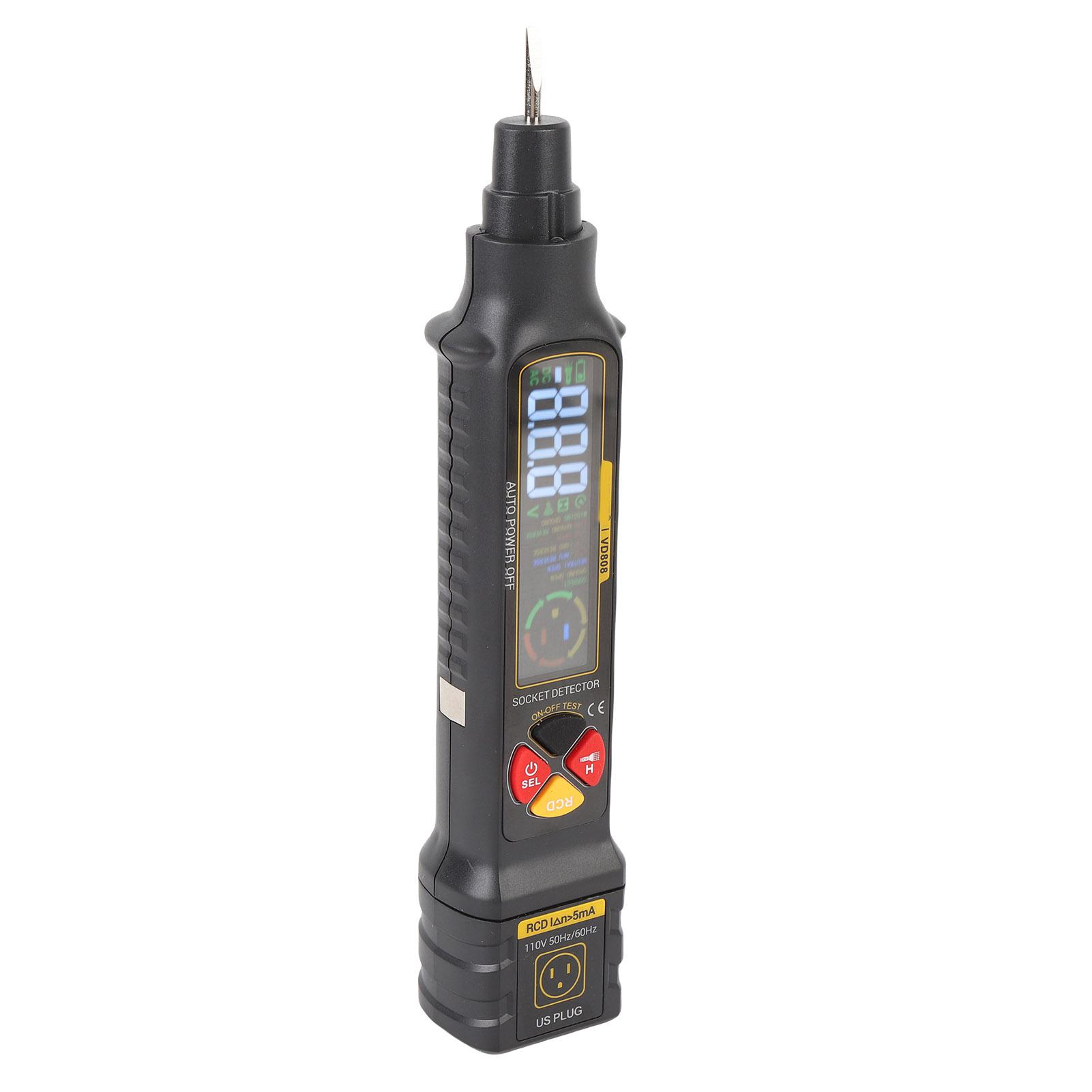 Voltage Tester Leakage Detection AC DC Voltage Measurement Line Continuity Test Breakpoint Search
Voltage Tester Leakage Detection AC DC Voltage Measurement Line Continuity Test Breakpoint Search