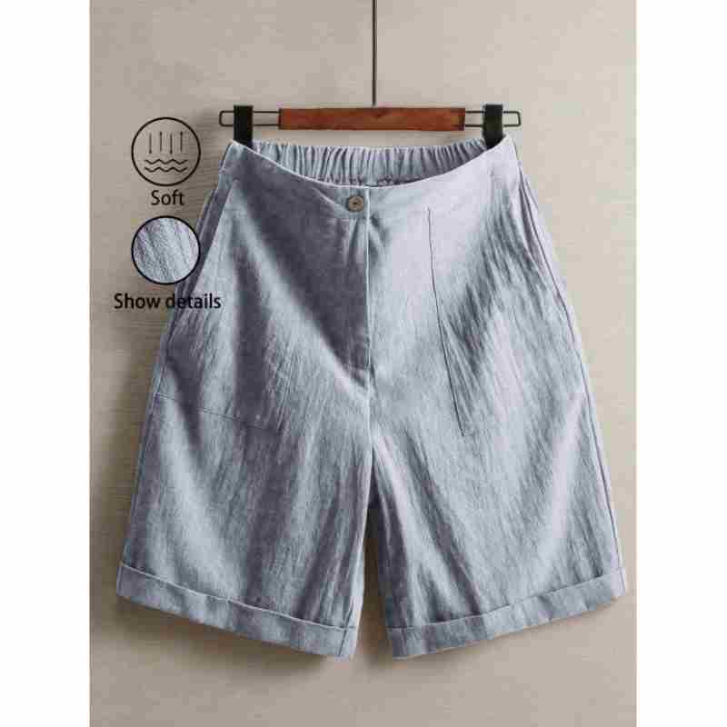 Women s Solid-Color Summer Workwear Shorts High-Waisted Loose-Fit Casual Wide-Leg Cropped Pants Quick-Dry Athletic Shorts XXS
Women s Solid-Color Summer Workwear Shorts High-Waisted Loose-Fit Casual Wide-Leg Cropped Pants Quick-Dry Athletic Shorts XXS