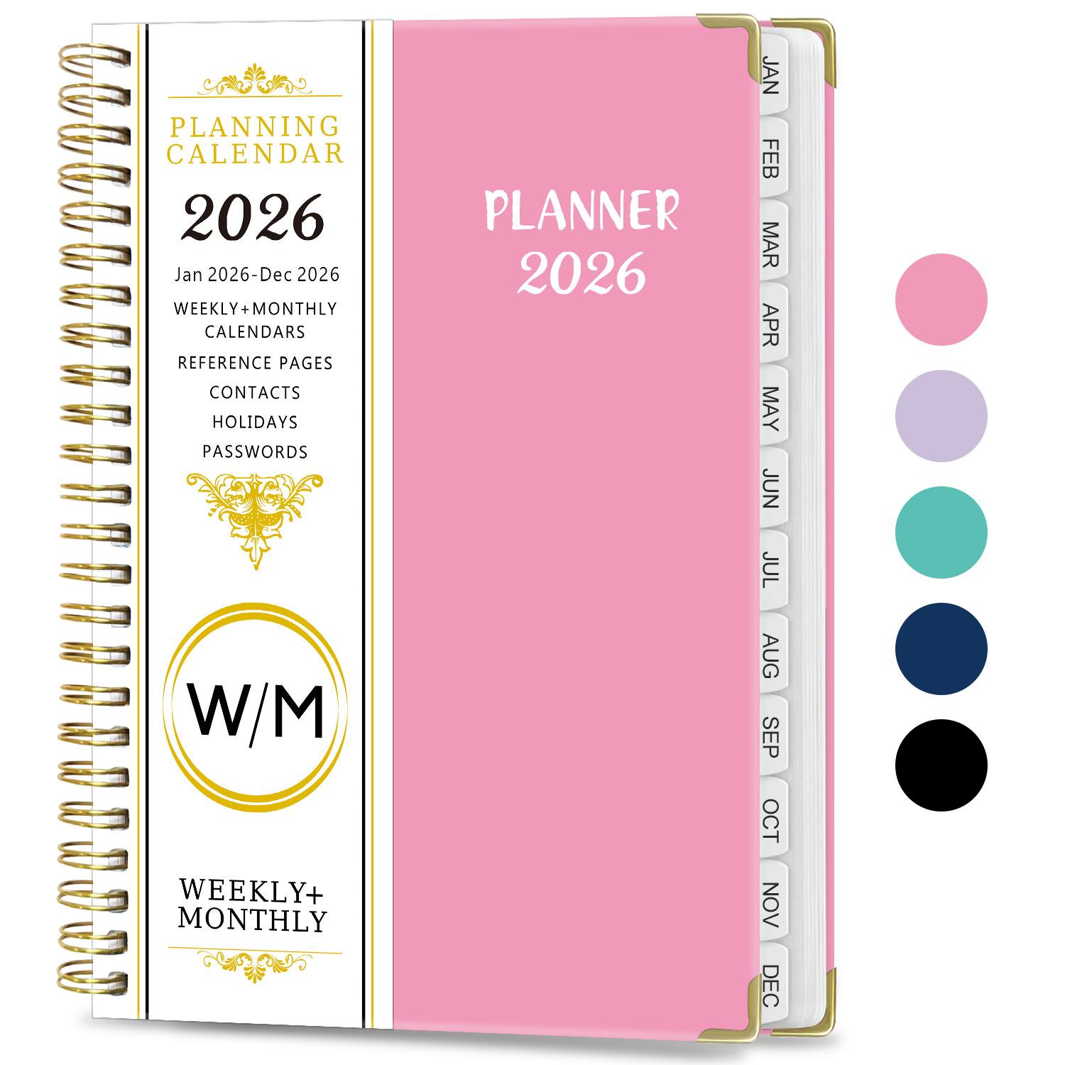 2026 Planner, Weekly and Monthly Academic Planner - Planning and Schedule - A5 (6.3 inches x 8.5 inches) Pink рожевий
2026 Planner, Weekly and Monthly Academic Planner - Planning and Schedule - A5 (6.3 inches x 8.5 inches) Pink рожевий