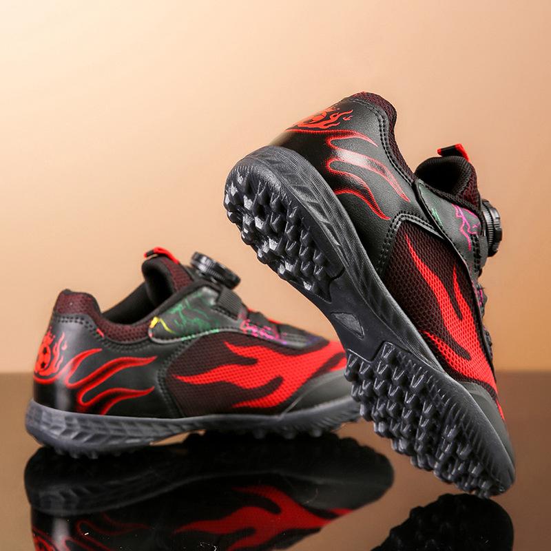 Rotating button football shoes mesh lace-free boys and girls game training TF broken nail sports shoes 29
Rotating button football shoes mesh lace-free boys and girls game training TF broken nail sports shoes 29