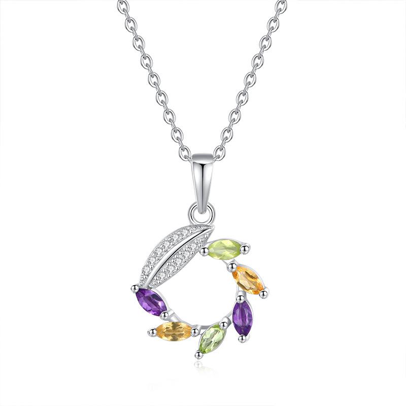 Color Treasure Jewelry Jewelry Accessories Women s Rainbow Set Natural Crystal Stone Pendant S925 Sterling Silver Necklace Women s 925 silver
Color Treasure Jewelry Jewelry Accessories Women s Rainbow Set Natural Crystal Stone Pendant S925 Sterling Silver Necklace Women s 925 silver