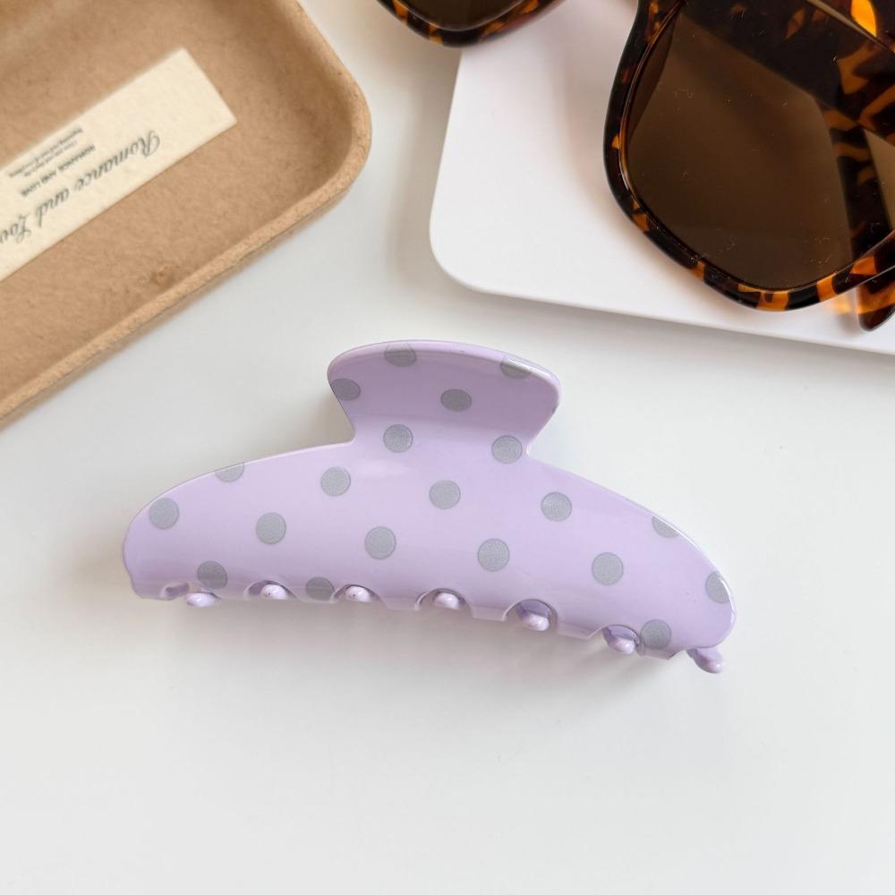 Retro Acetic Acid Hair Claw Large Grab Clip Personalized Polka Dot Hair Clip Hair Accessories фіолетовий
Retro Acetic Acid Hair Claw Large Grab Clip Personalized Polka Dot Hair Clip Hair Accessories фіолетовий