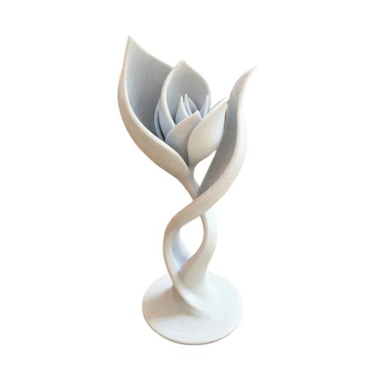 3D Printed Tulip Figurine Minimalist Abstract Flower Sculpture Aesthetic Tulip Floral Ornament for Home Office Shelf Decor білий
3D Printed Tulip Figurine Minimalist Abstract Flower Sculpture Aesthetic Tulip Floral Ornament for Home Office Shelf Decor білий