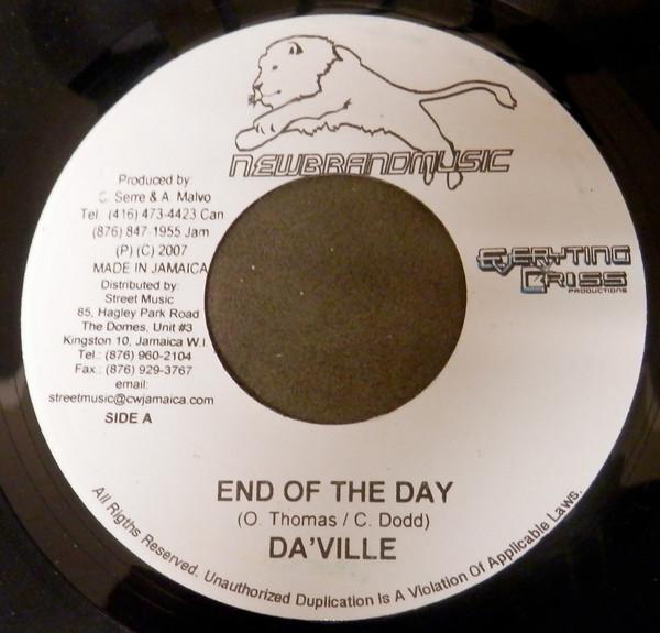 7-дюймовая пластинка DAVILLE / DJ CHRIS - End Of The Day / Your Loving Is NONE Newbrandmusic 2007 Ямайка Регги, Ска и Даб Б/У
7-дюймовая пластинка DAVILLE / DJ CHRIS - End Of The Day / Your Loving Is NONE Newbrandmusic 2007 Ямайка Регги, Ска и Даб Б/У